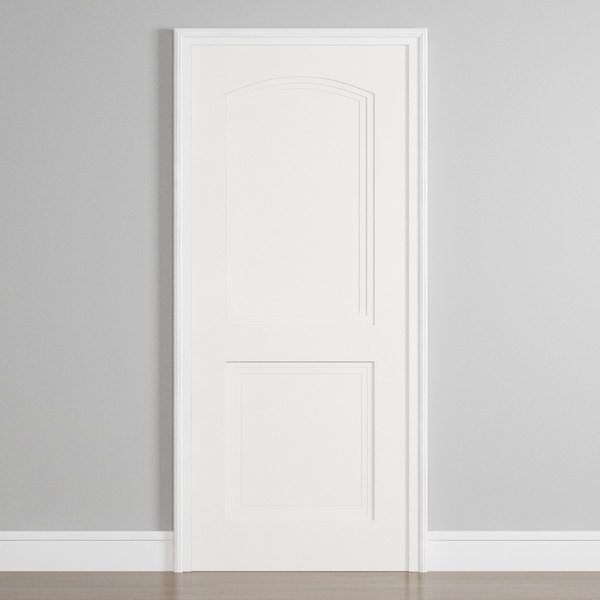 Fiberglass Doors Smooth Prehung 3d Model Turbosquid 1239150