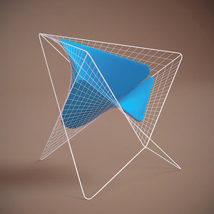 parabola chair 3D model