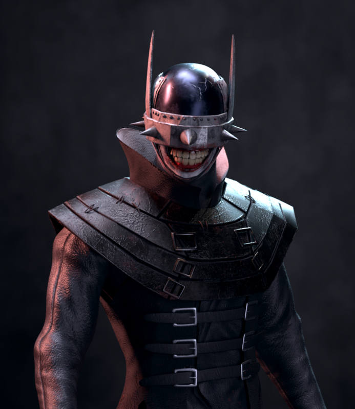 3D batman laughs gaming model - TurboSquid 1239230