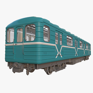 subway carriage 3D