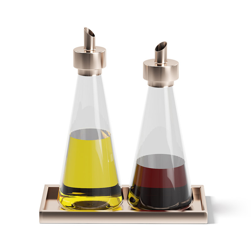 Oil sauce bottles 3D model TurboSquid 1239281