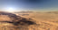 3D desert mountain range model