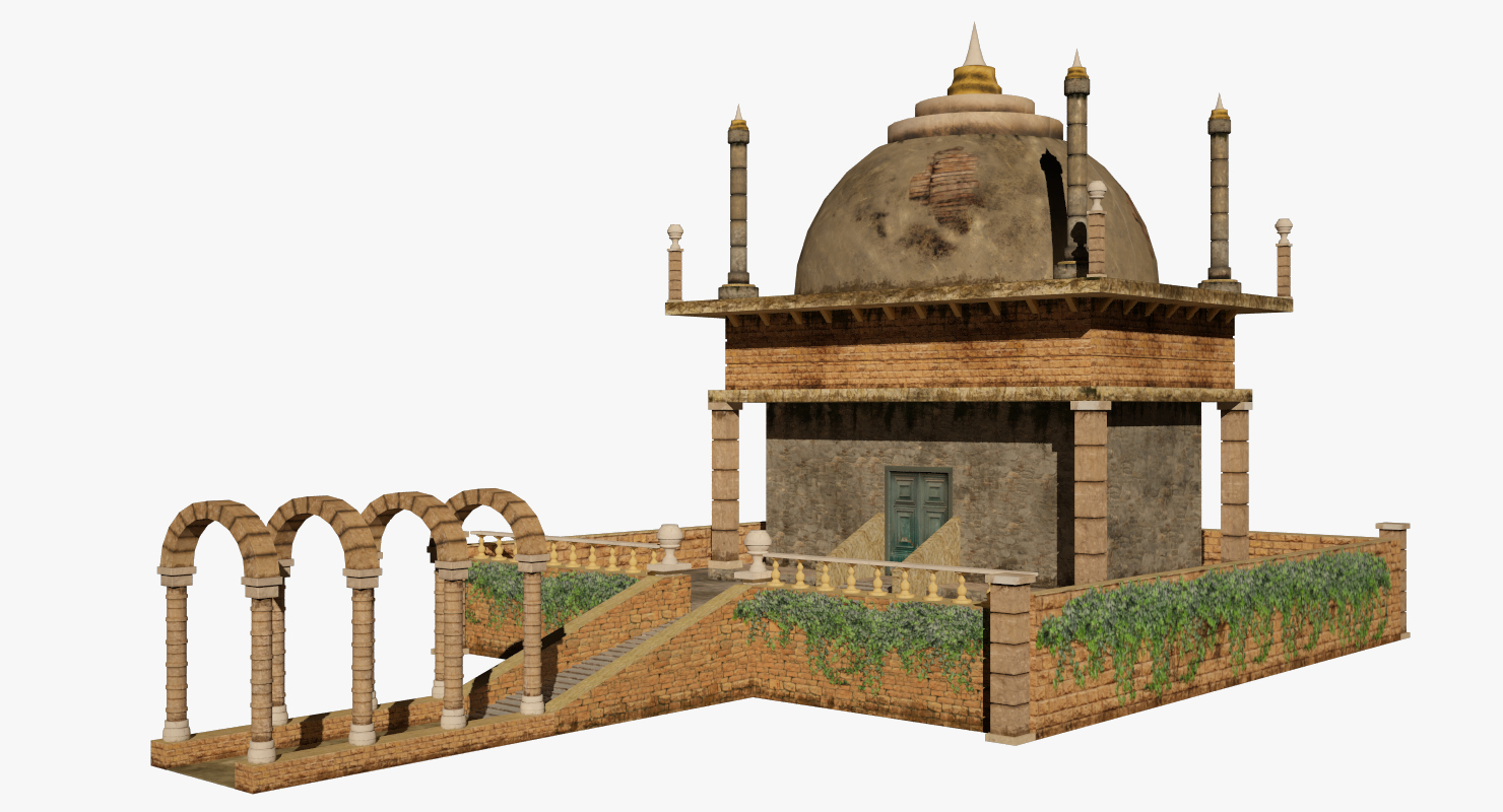 3D Model Temple - TurboSquid 1239428