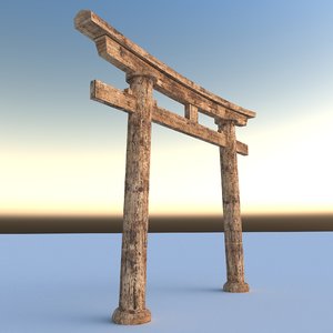 3D realistic torii gateway model