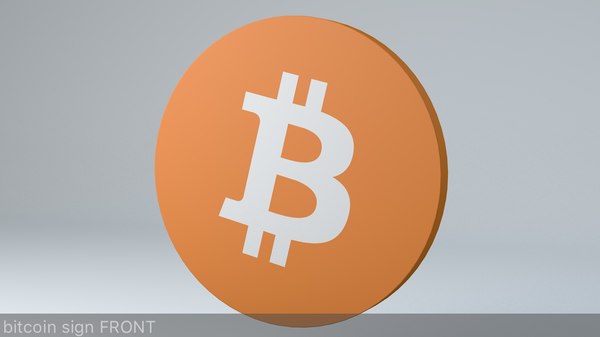 3d bitcoin logotipas)
