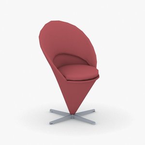 3D interior - chair stool model