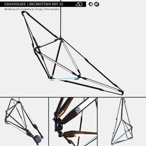3D model chandelier becbrittain shy 15