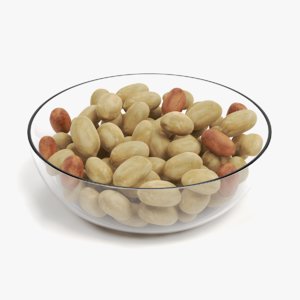 peanuts bowl 3D model