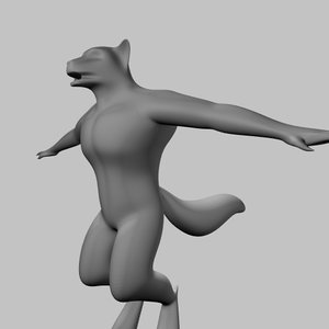 3D model werewolf