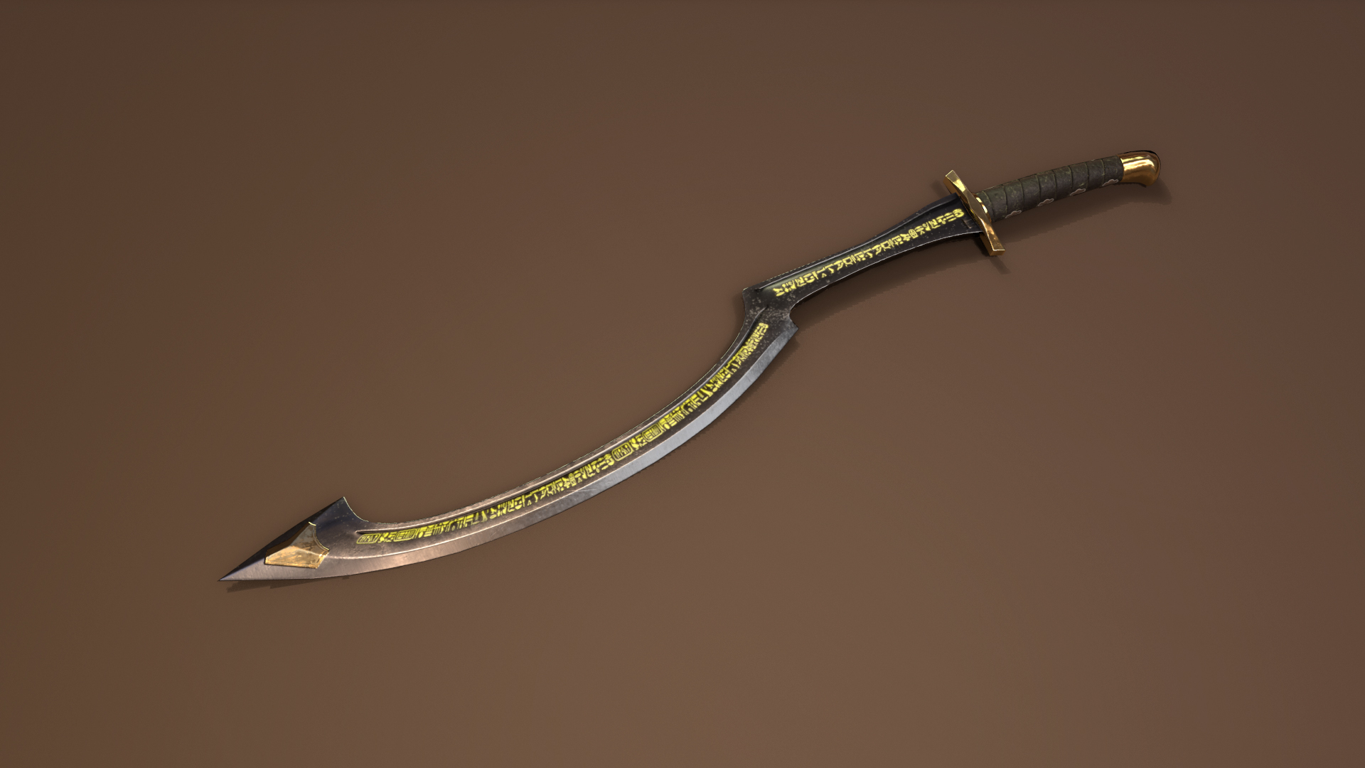 3D khopesh sword model - TurboSquid 1240211