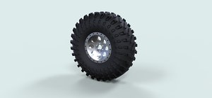 wheel crawling buggy 3D model
