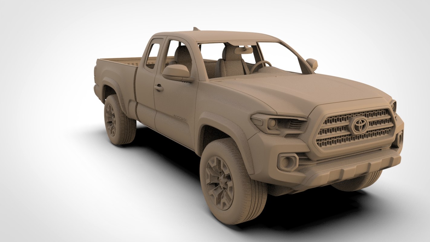 2016 Toyota Tacoma 3D Model - TurboSquid 1240467