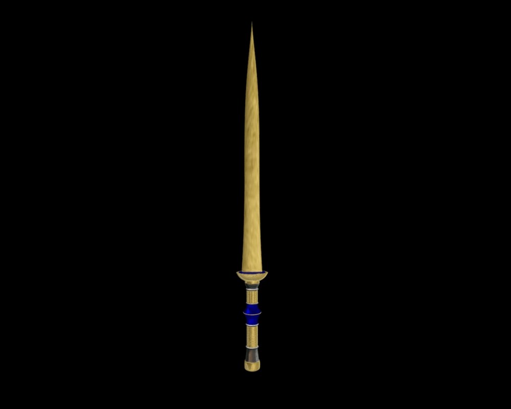 3D ancient egyptain sword - TurboSquid 1240494