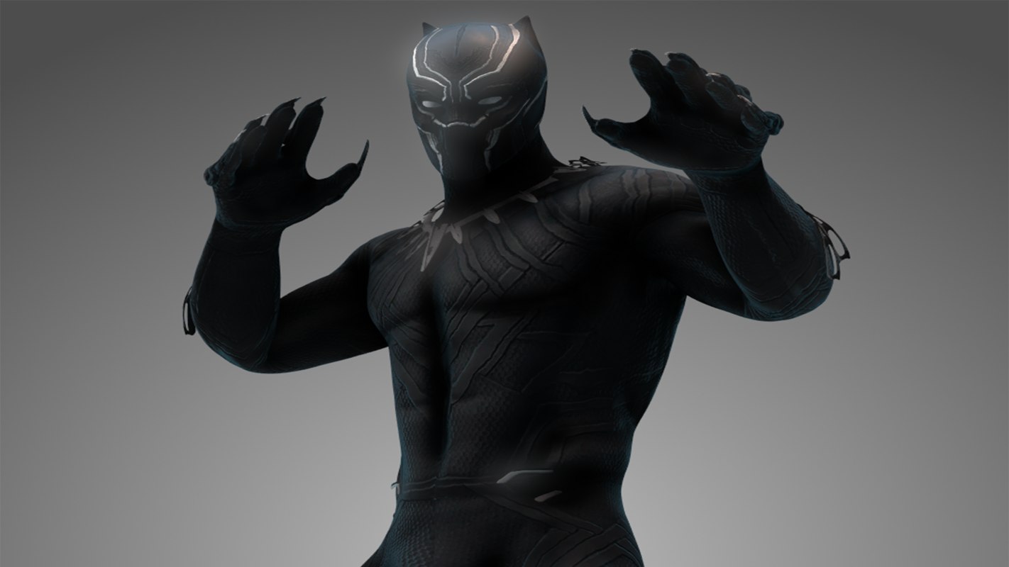 Black panther 3D model - TurboSquid 1240511