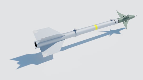 Aim 9 Sidewinder Missile 3d Model Turbosquid 1240606 - aim 9 sidewinder missle mesh roblox