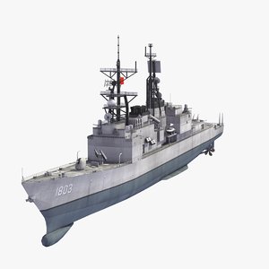 taiwanese tso ying destroyer 3D