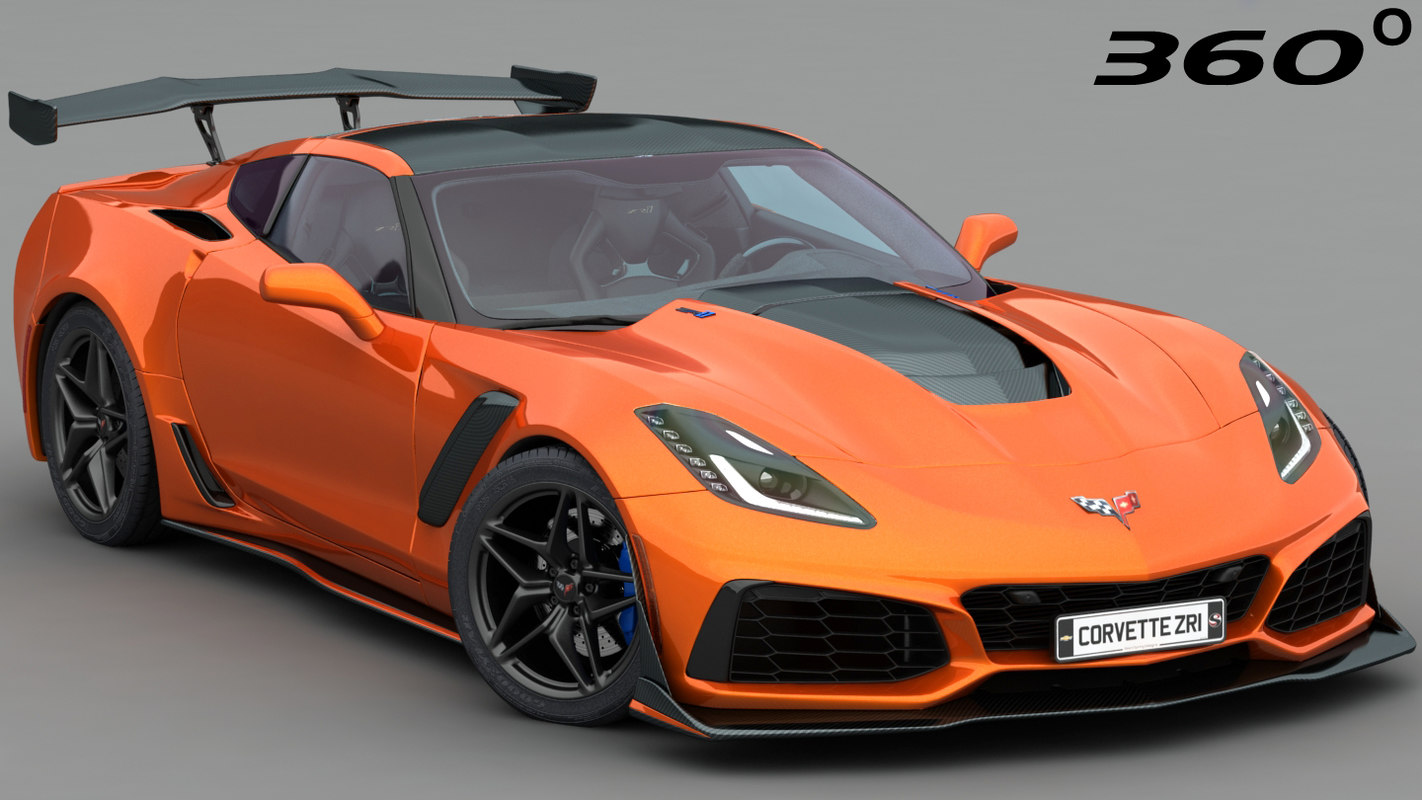 Chevrolet Corvette Zr1 C7 3d Model Turbosquid 1240637