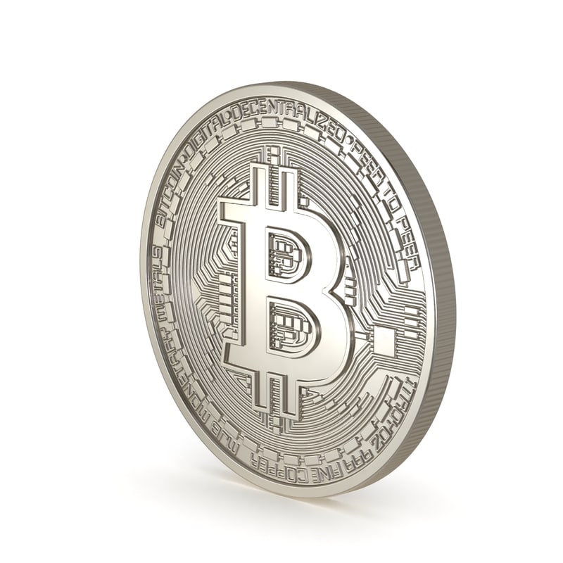 bitcoin coin 3d printed