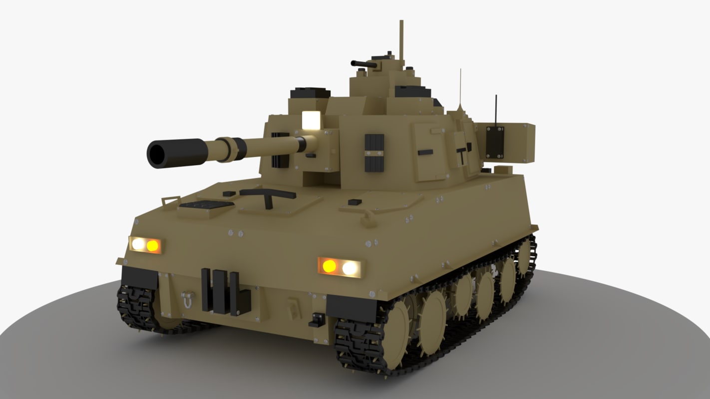 military tank turbosquid