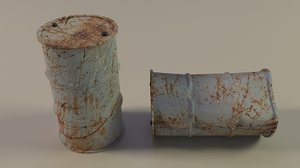 old barrel 3D