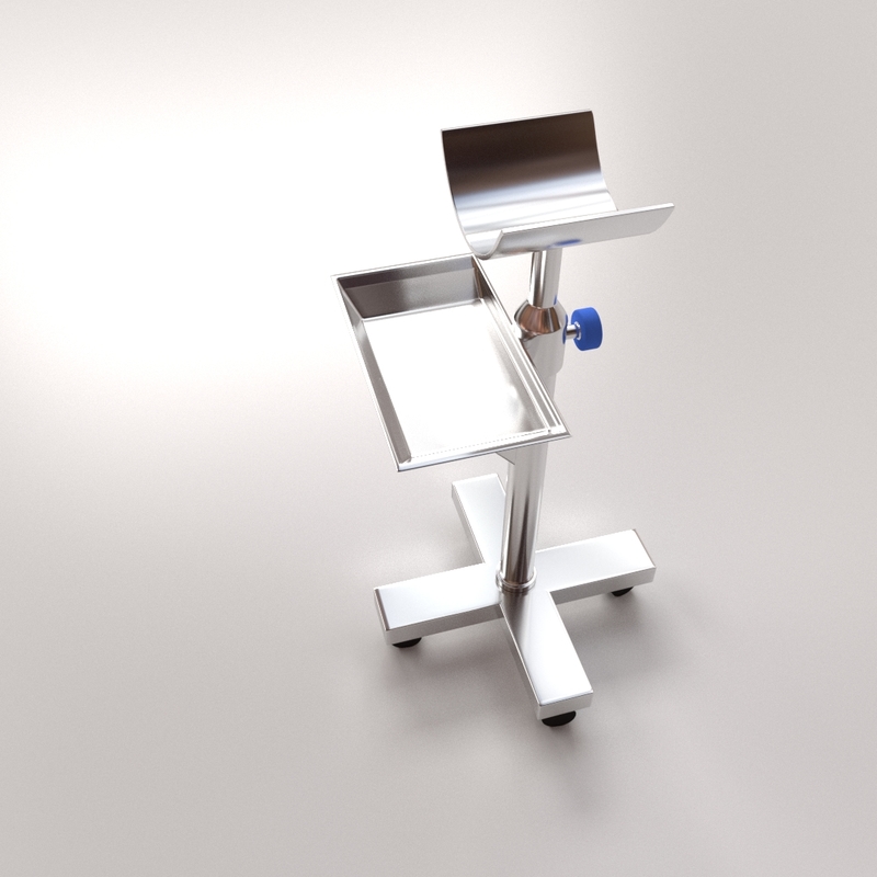 Surgical tray stand 3D model TurboSquid 1240802