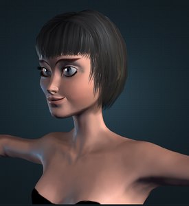 3D girl model