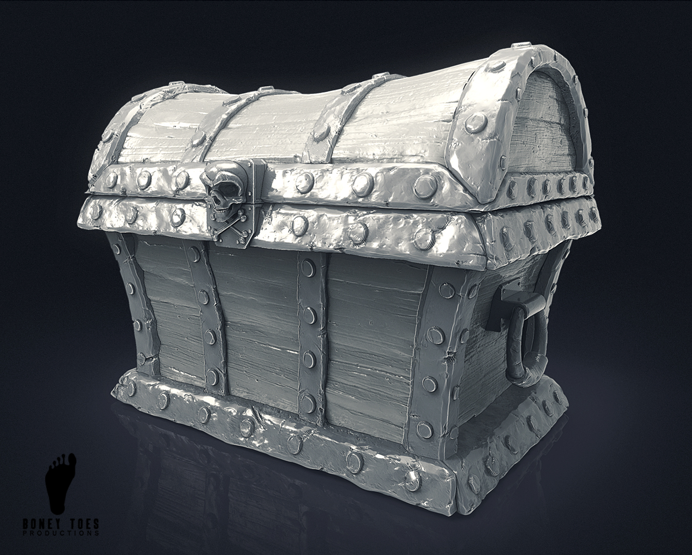 3D pirate treasure chest model TurboSquid 1240852