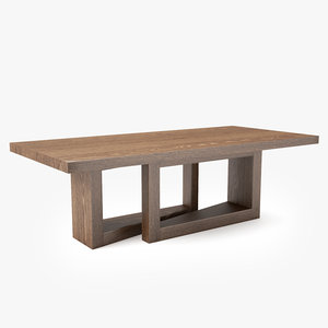 3D altura furniture oblique table