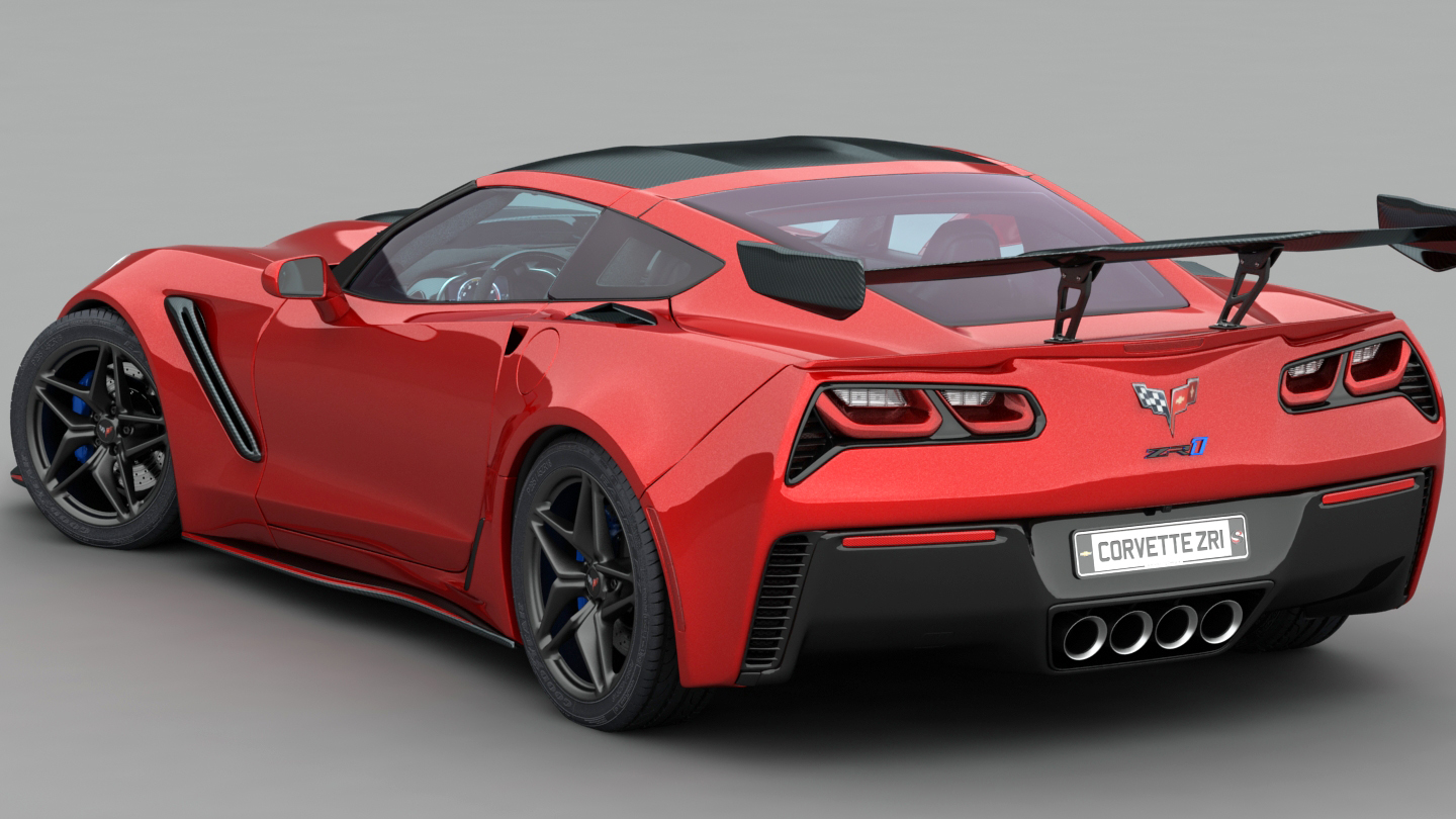 corvette zr1 model car