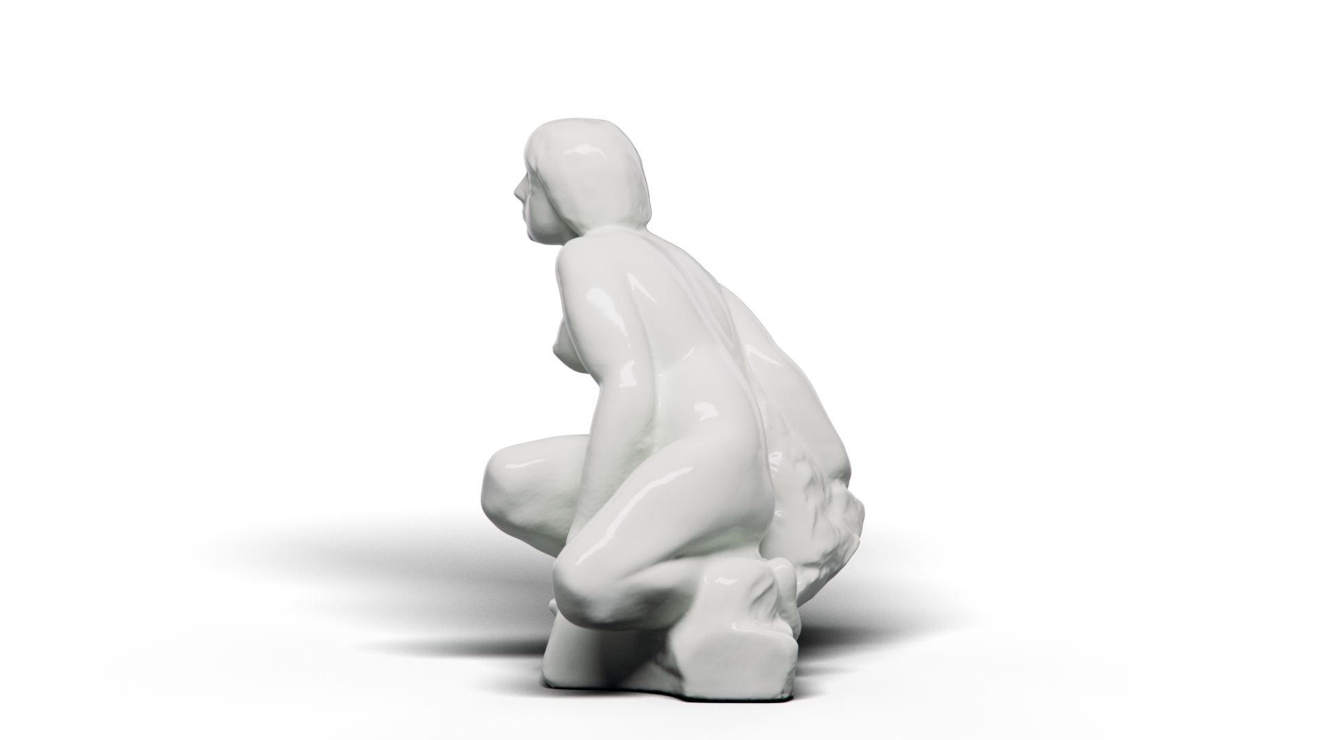 Kneeling stone sarikyou