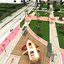 cityscape park soccer pitch 3D model