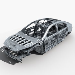 car frame 3D model