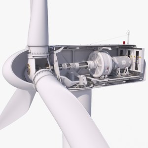 wind turbine 3D model