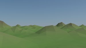 landscape polys 3D model