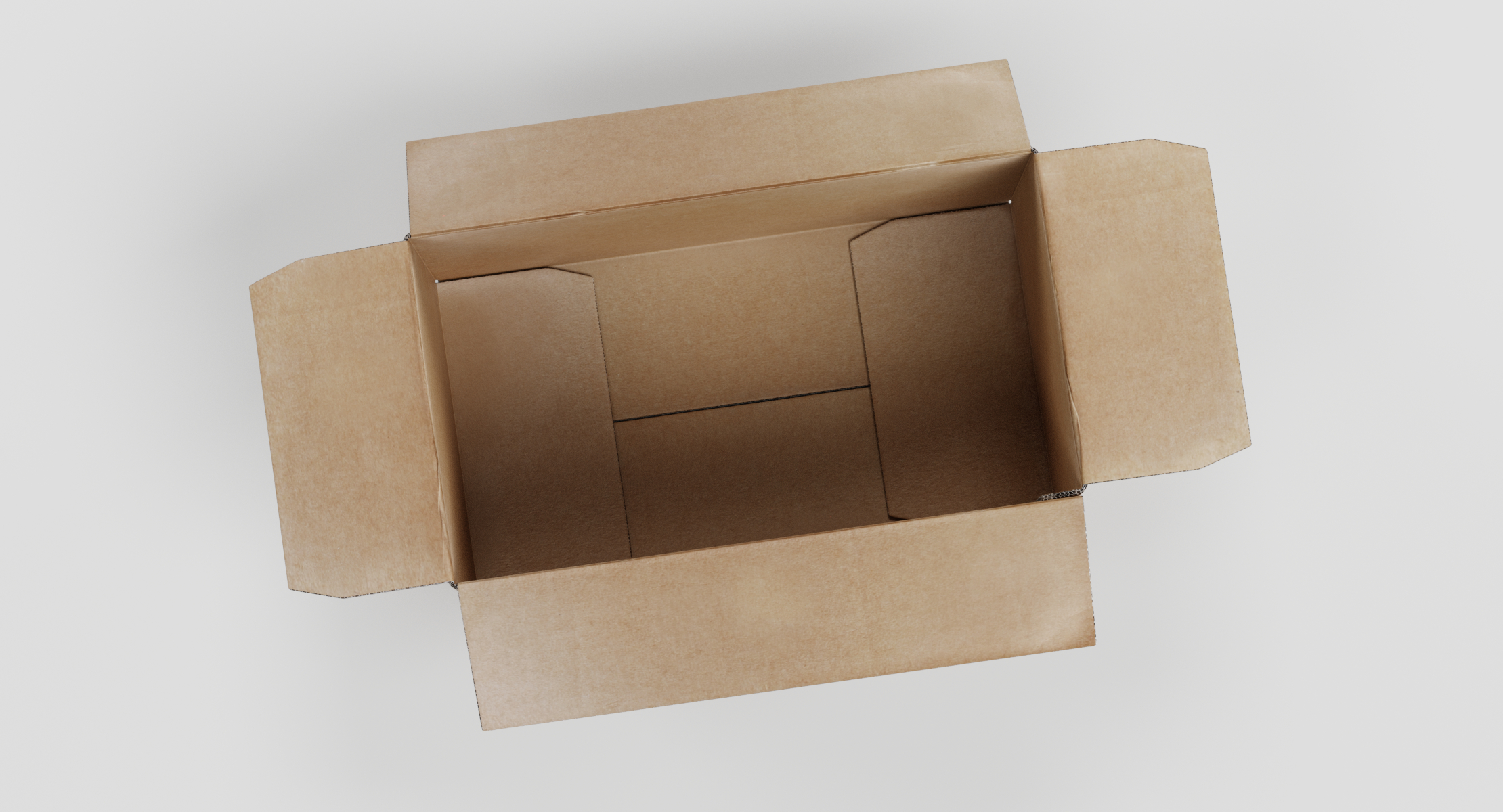 3d cardboard box 1 model