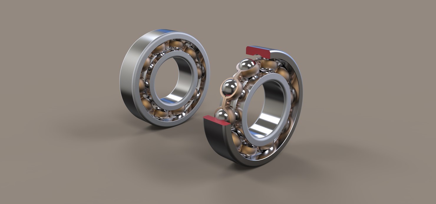 Free radial ball bearing 3D model TurboSquid 1241427