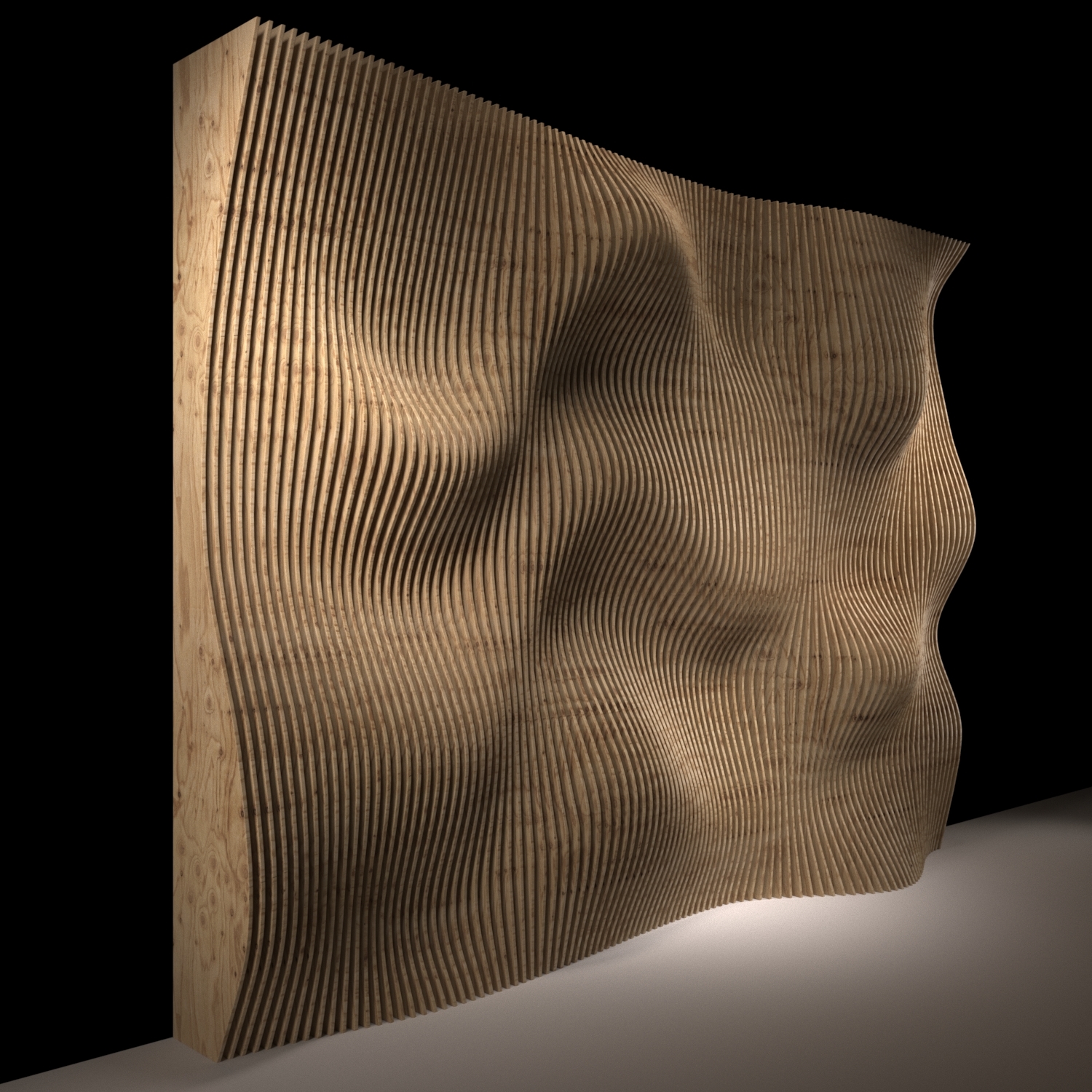 3D parametric wall panel model - TurboSquid 1241556