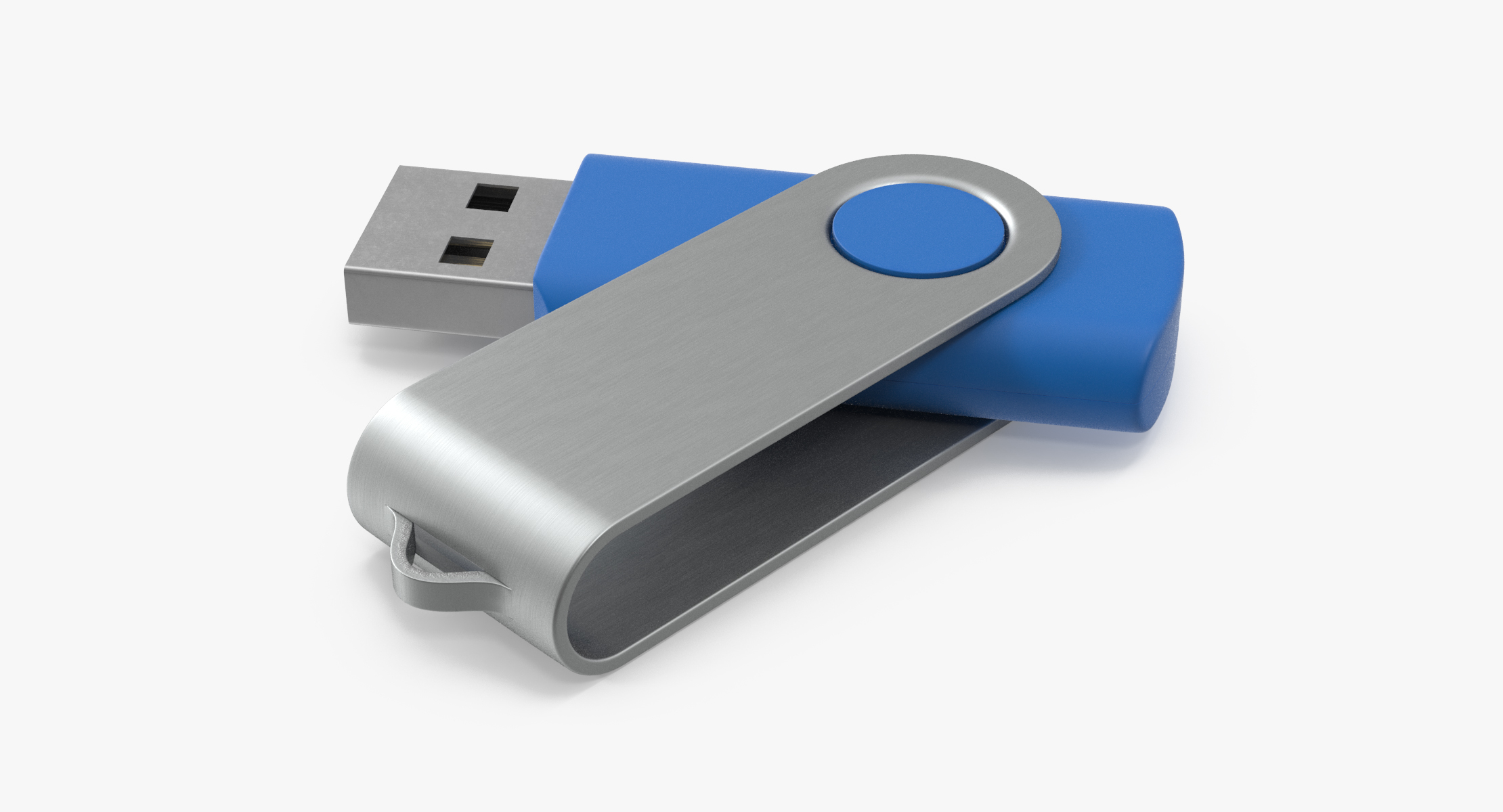 Promotional usb sticks blue 3D model - TurboSquid 1241591