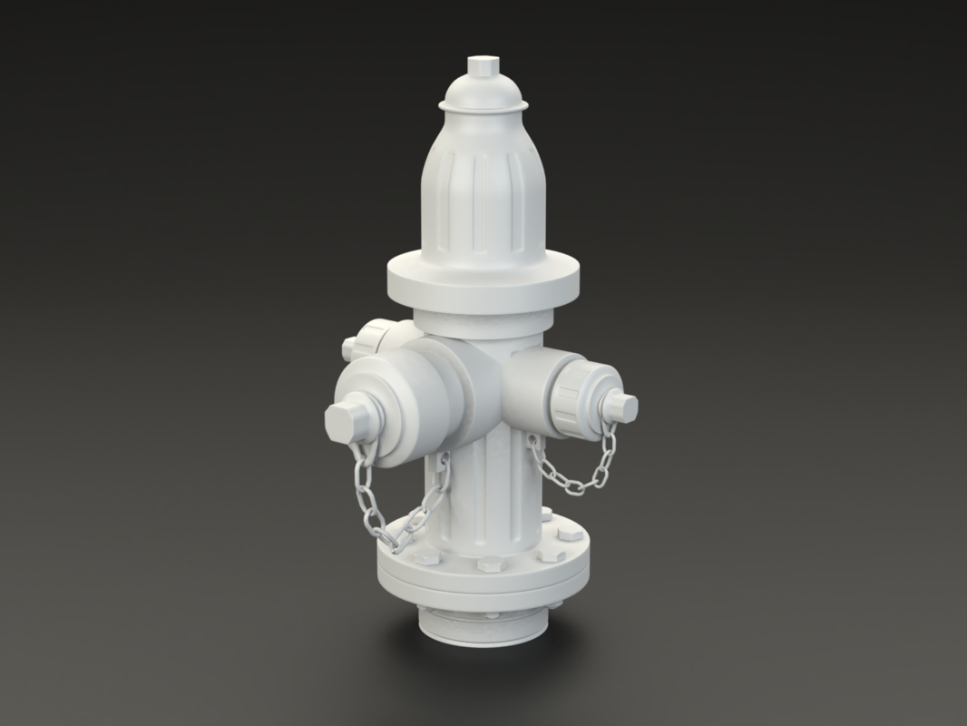 3D модель Пожарный кран - TurboSquid 1241654