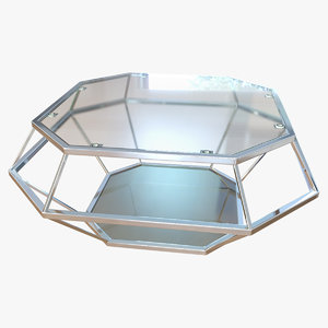 3D coffee table diamanto