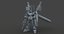 rx-0 armor unicorn gundam 3D