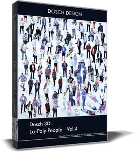 lo-poly people vol 4 3D model