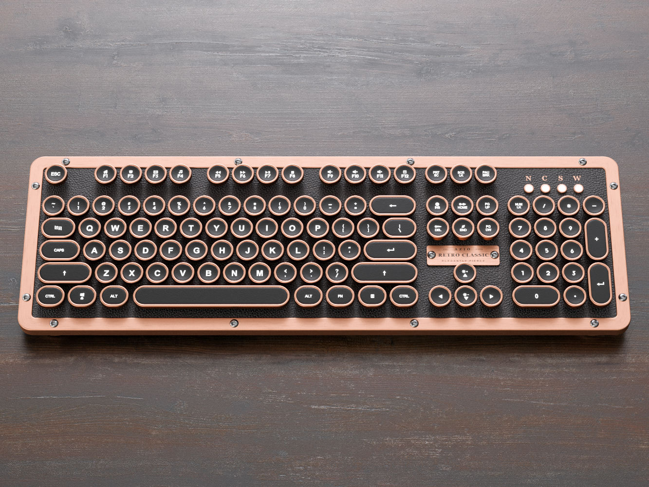 Azio Retro Classic Computer Keyboard
