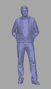 scanned background polys 3D model