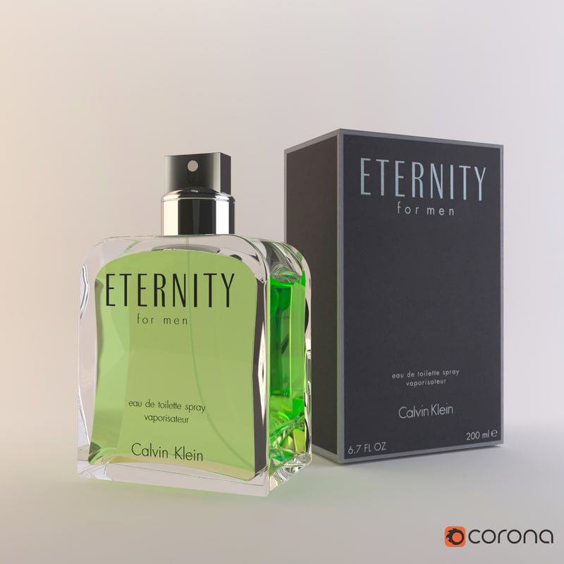 3D perfume calvin klein eternity model - TurboSquid 1242299