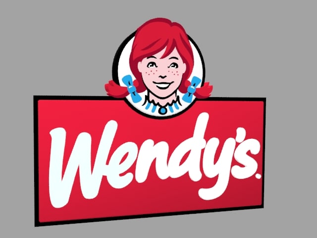 Wendy s sign 3D model - TurboSquid 1242399