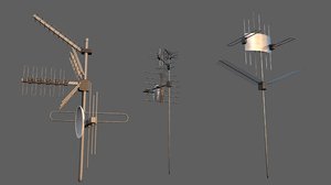 set antennas 3D model