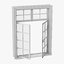 3D classic window 06 model