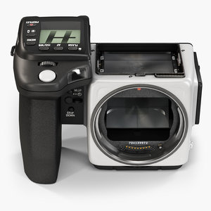 low-poly hasselblad h5x body 3D model
