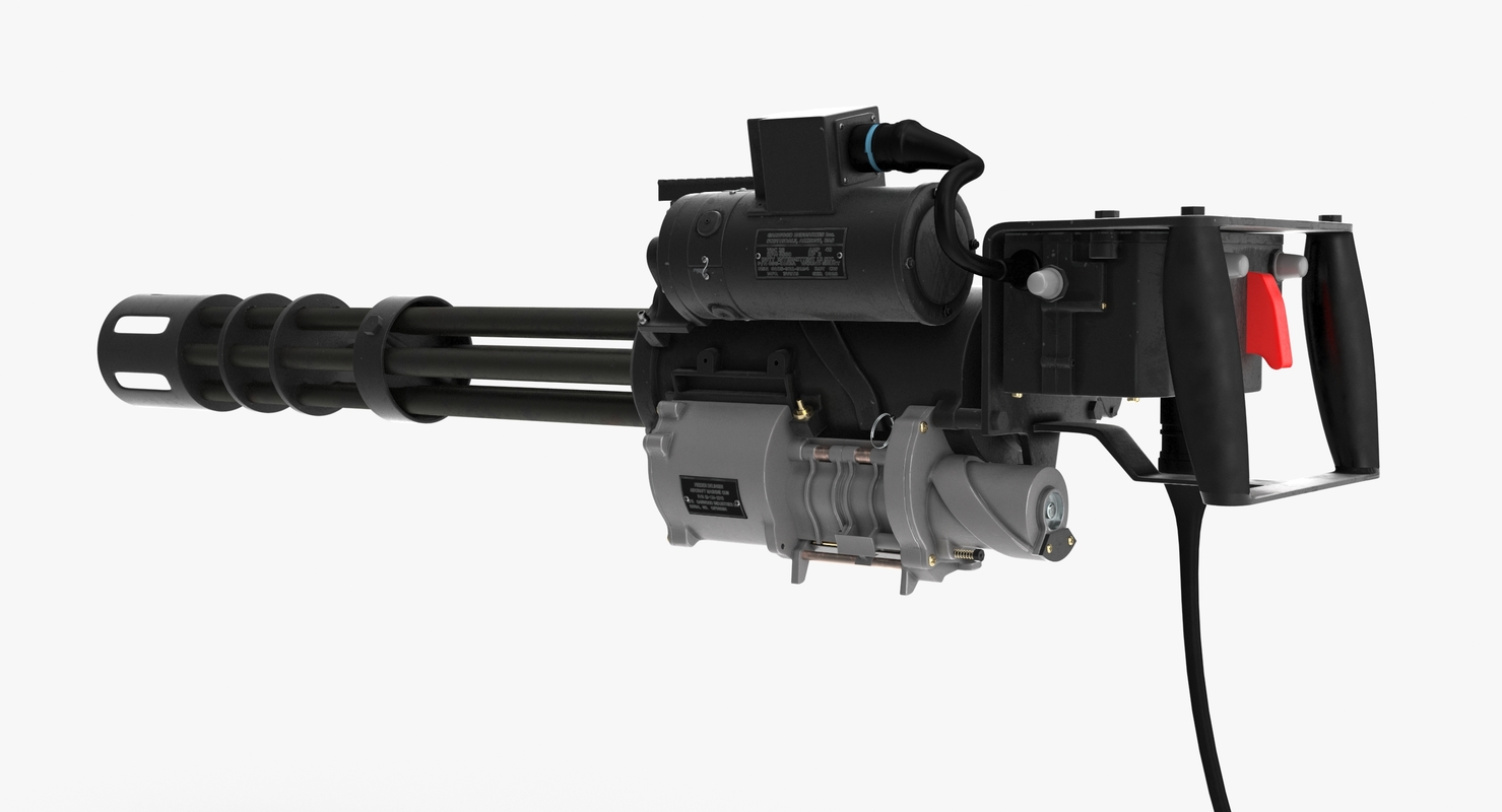 3D m134 minigun - TurboSquid 1242541